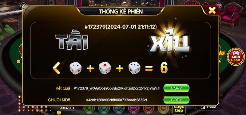 Tài xỉu MD5 TDTC: Trải nghiệm đổi thưởng online xanh chín 3 Cách kiểm tra bằng thuật toán MD5